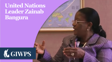 Link to United Nations Leader Zainab Bangura