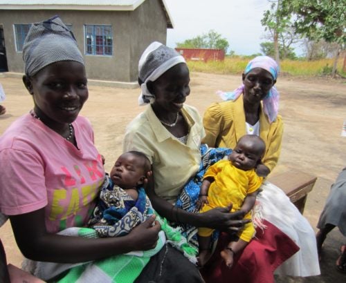 Women and children in South Sudan