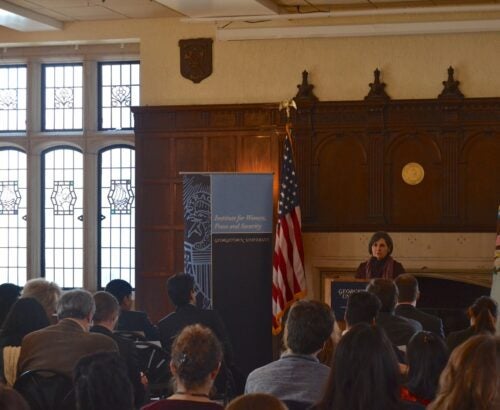 Georgetown professor welcomes first lady of Afghanistan Ruha Ghani