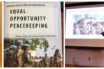 Collage of images from peacekeeping discussion