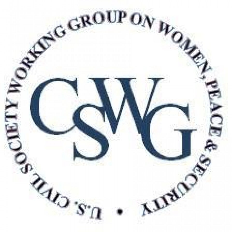 The U.S. Civil Society Working Group on Women, Peace and Security Logo