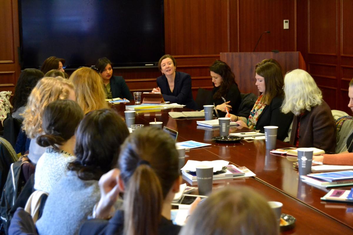 Roundtable discussion at Georgetown