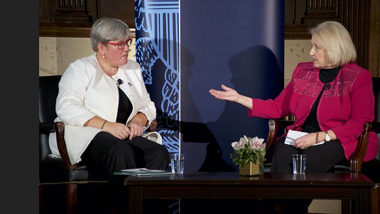 Rachel Kyte and Melanne Verveer