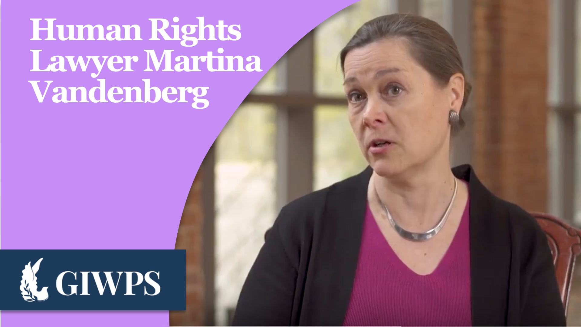 Human Rights Lawyer Martina Vandenberg – GIWPS