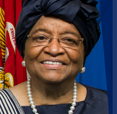 Event ad for Ellen Johnson Sirleaf