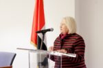 Amb. Verveer offers opening remarks at a United Nations side event