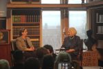 Ambassador Verveer and Dr. Klugman speaking in Riggs Library.