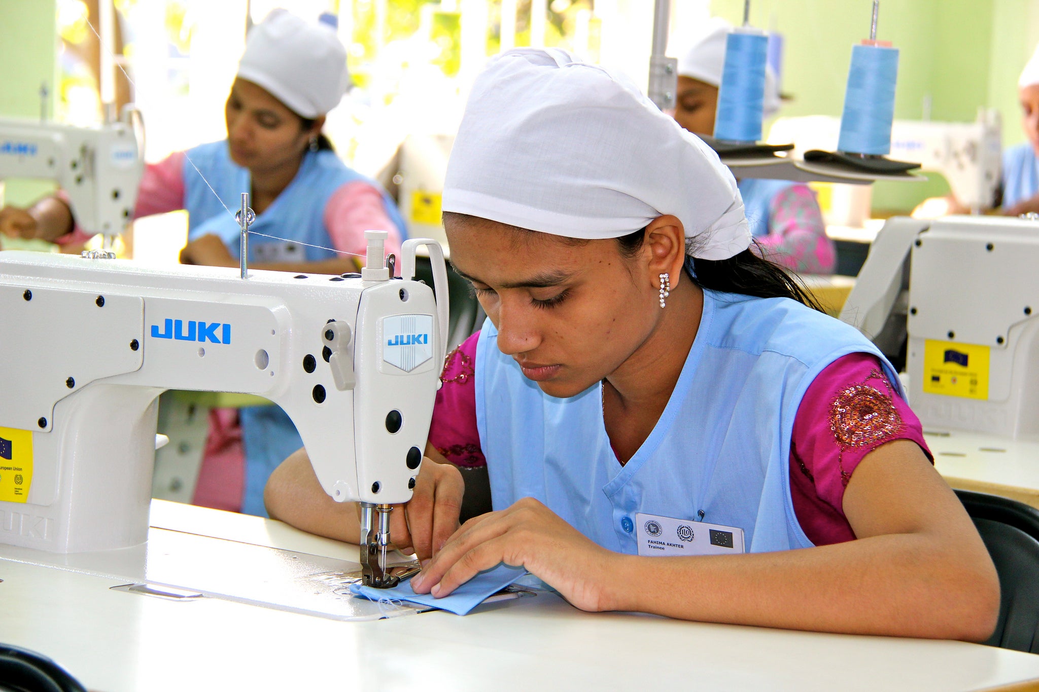 Woman Sewing