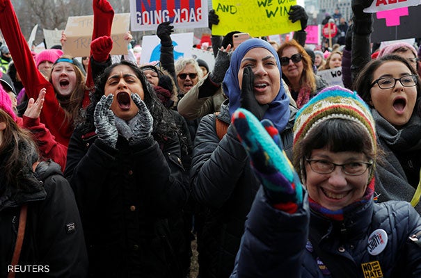 Women protest