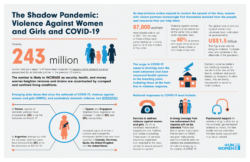 Infographic: The Shadow Pandemic: violence against women and girls