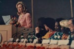 Hillary Clinton speaks at the UN Fourth World Conference on Women in Beijing in 1995.