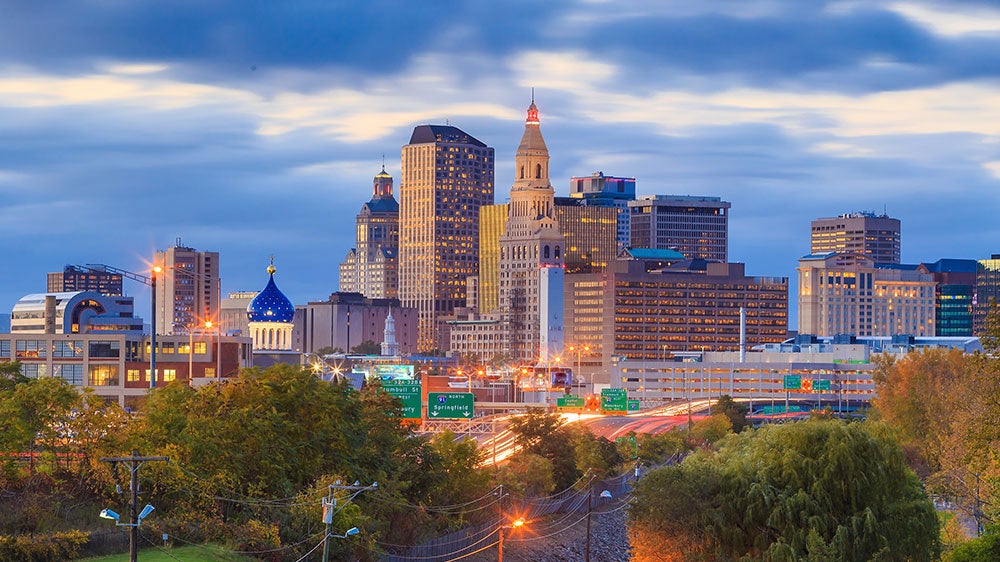 Hartford, Connecticut skyline