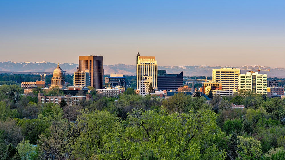 Boise, Idaho skyline