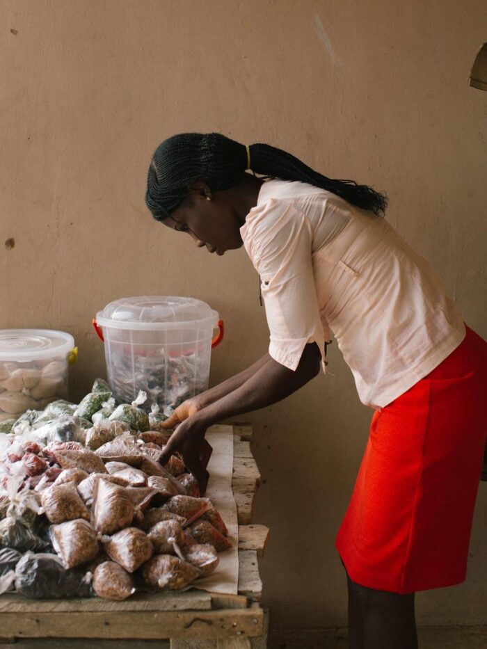 Laraba worked with mentors to put together a solid business plan whilst attending the IRC's Back My Business programme with the Citi Foundation.