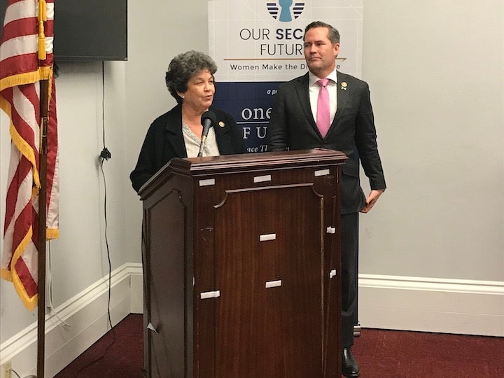 Members of Congress at the Official Launch of the WPS Congressional Caucus.